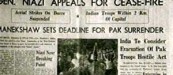 1971 Newspaper-ceasefire