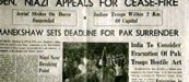 1971 Newspaper-ceasefire