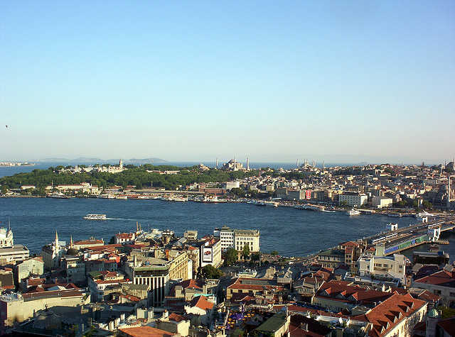 View from Galata Tower istanbul