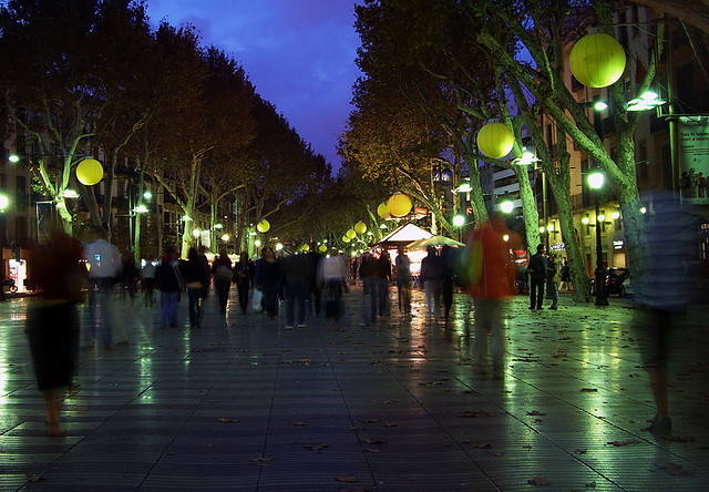 Las Ramblas barcelona spain