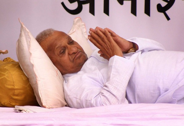 Anna Hazare farewell