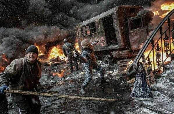 Protests in kiev