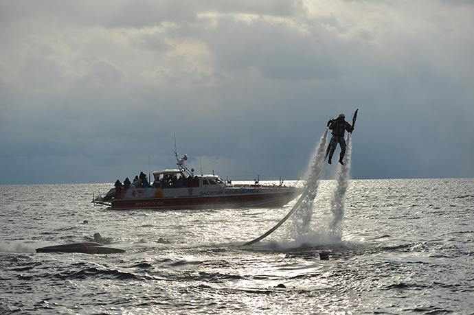 Sochi Torch Relay jet Pack