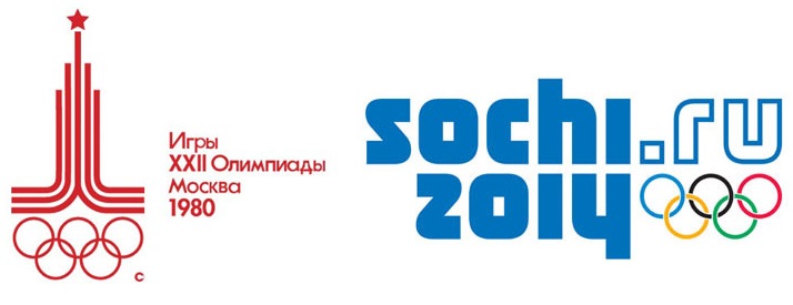 Moscow-Sochi-Olympics-1980-2014 Logo