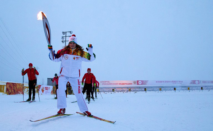 Sochi torch relay Saransk