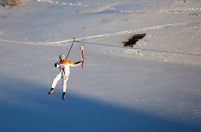 Sochi torch relay Tyumen