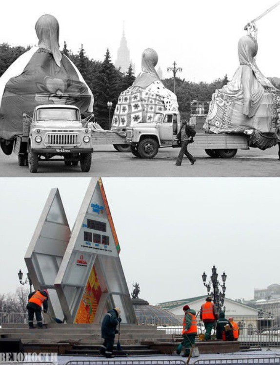 moscow and sochi olympics monuments