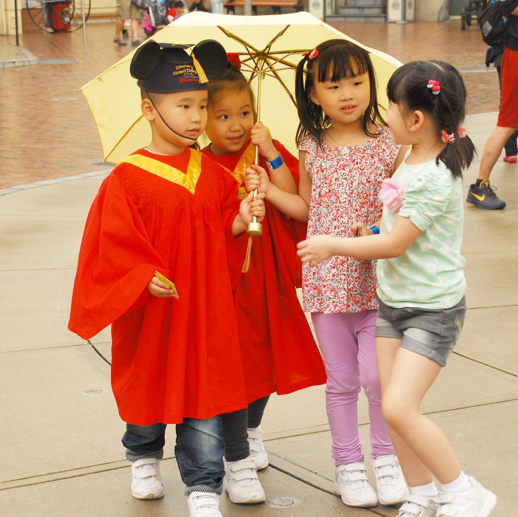 Hong Kong disneyland kids