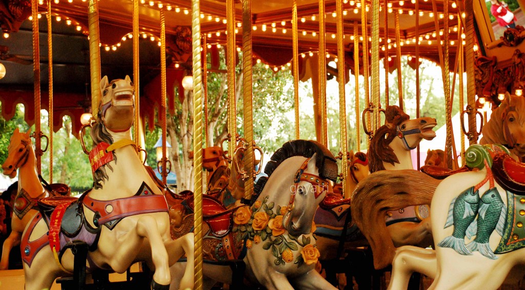 the Merry GO round full of lively colours hong kong disneyland