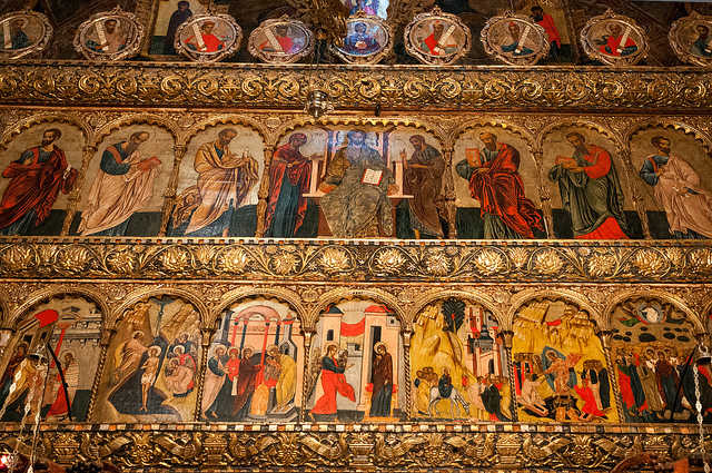 Voronet Monastery Interiors Romania