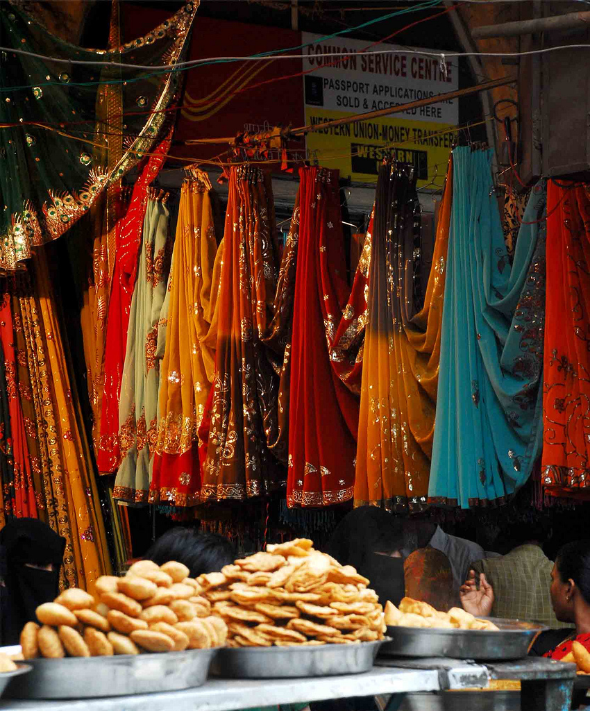 Saree Display; Lokhandwala, Mumbai