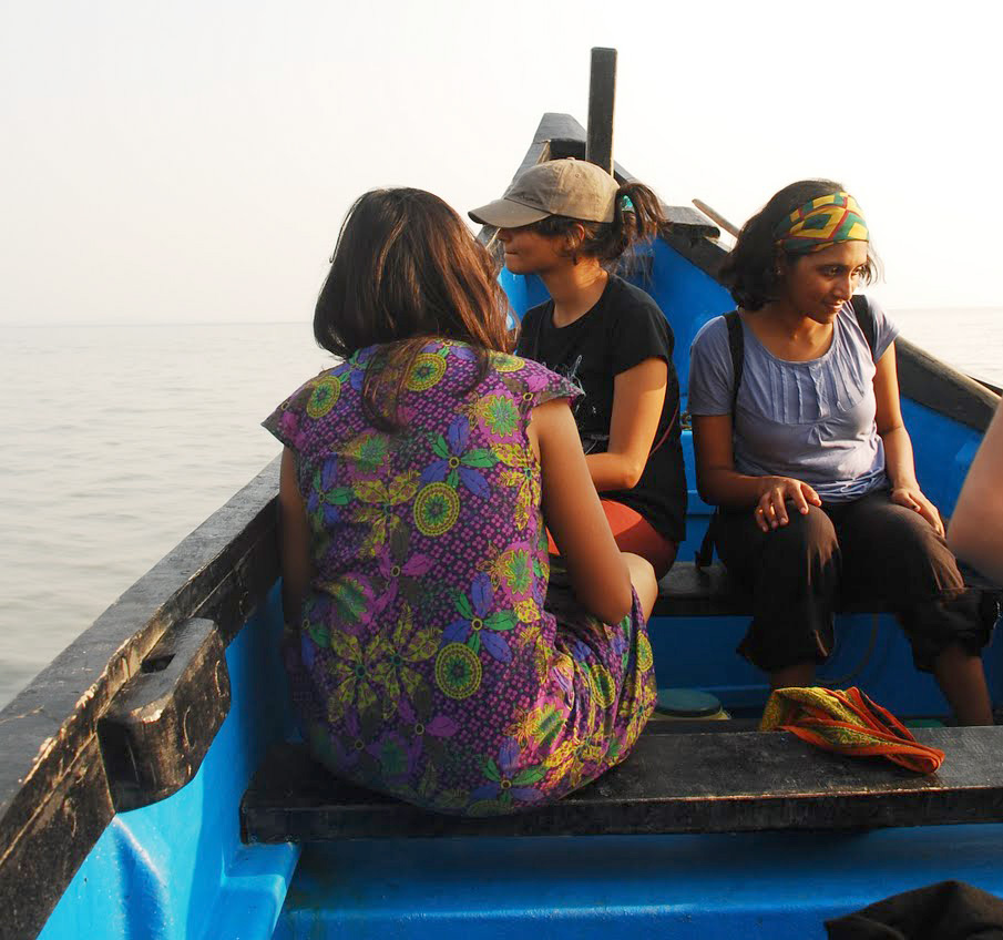 Boating from Gokarna main beach to Kudle