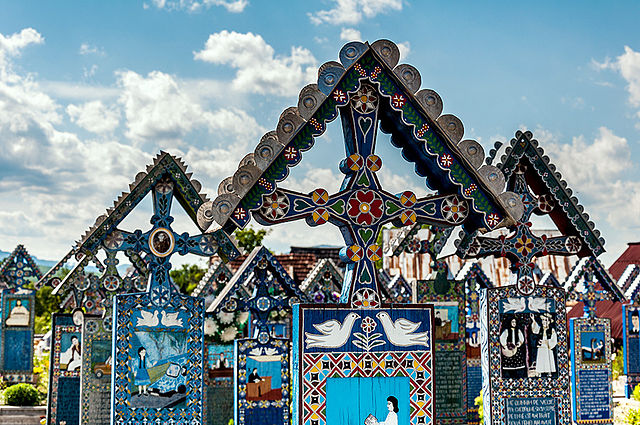 Merry Cemetery in Romania