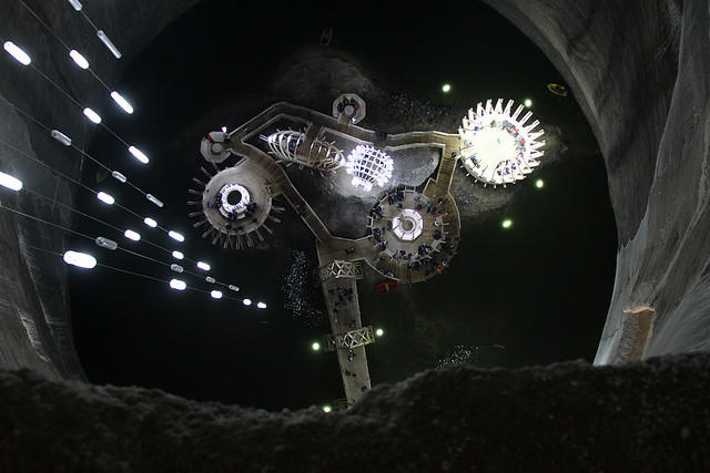 Salina Turda or Salt Mine in Romania