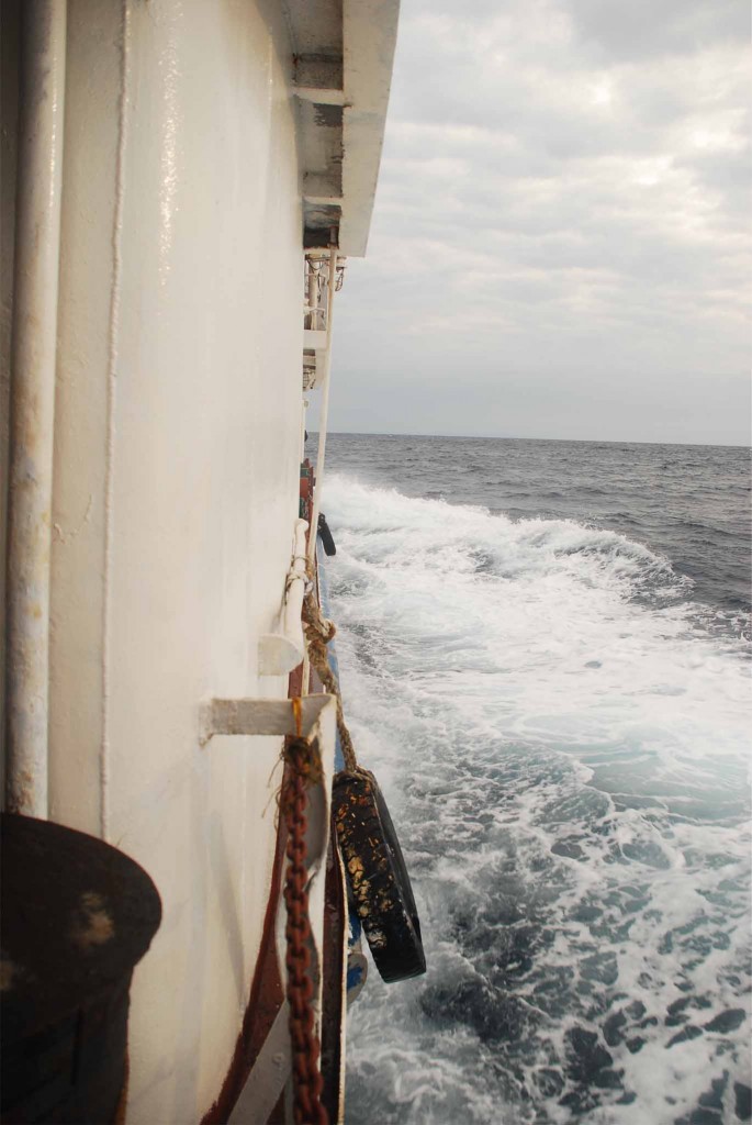 At the rail of the passenger ship - Bambooka