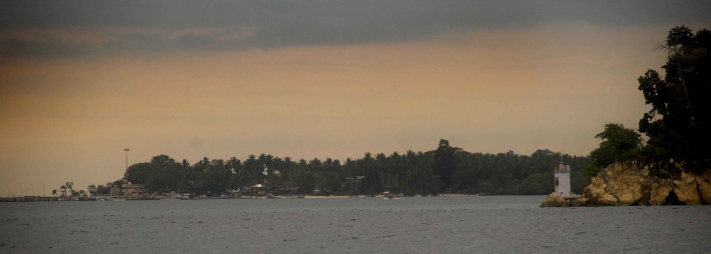 Havelock islands from far away.