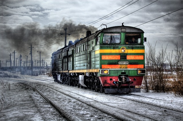 Locomotive pollution train