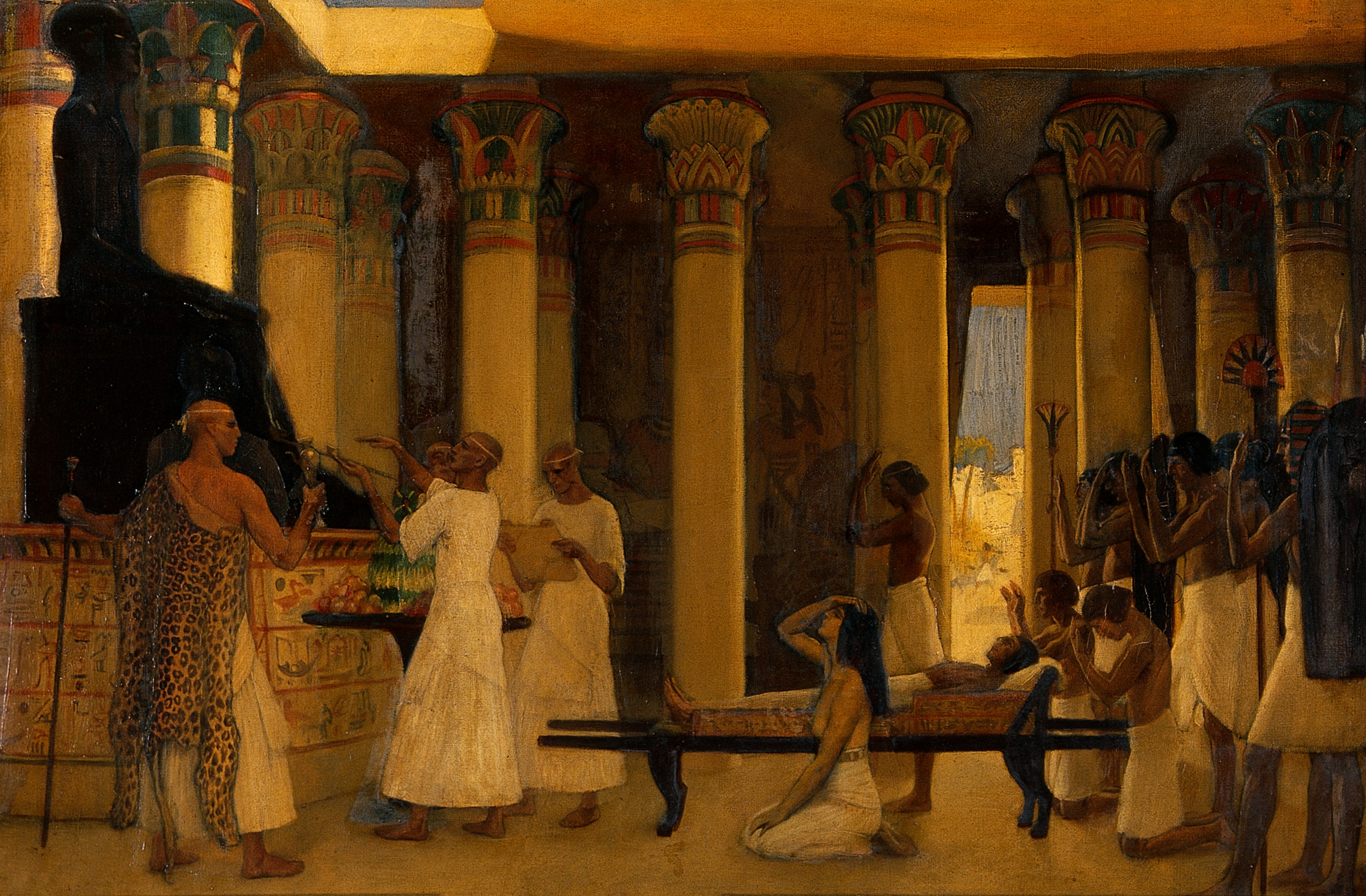 V0018149 An invocation to I-em-hetep, the Egyptian deity of medicine.
