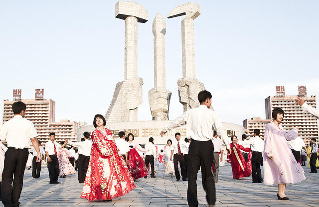 North korea Dance