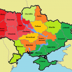 Ukraine Map of protests