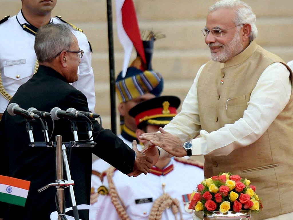 Narendra Modi Congratulated by President