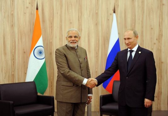 modi and putin