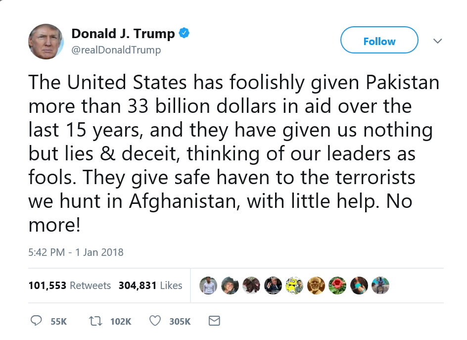 Donald Trump Pakistan